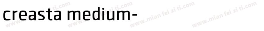 creasta medium字体转换
